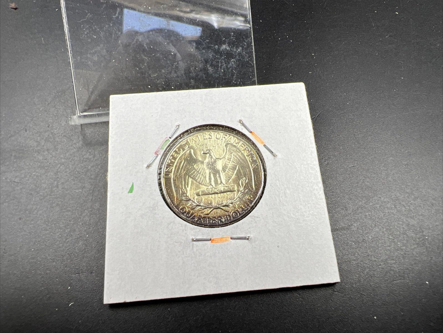 1964 P Washington 25c Silver Quarter Coin Neat Toning CH BU UNC SKU#CB
