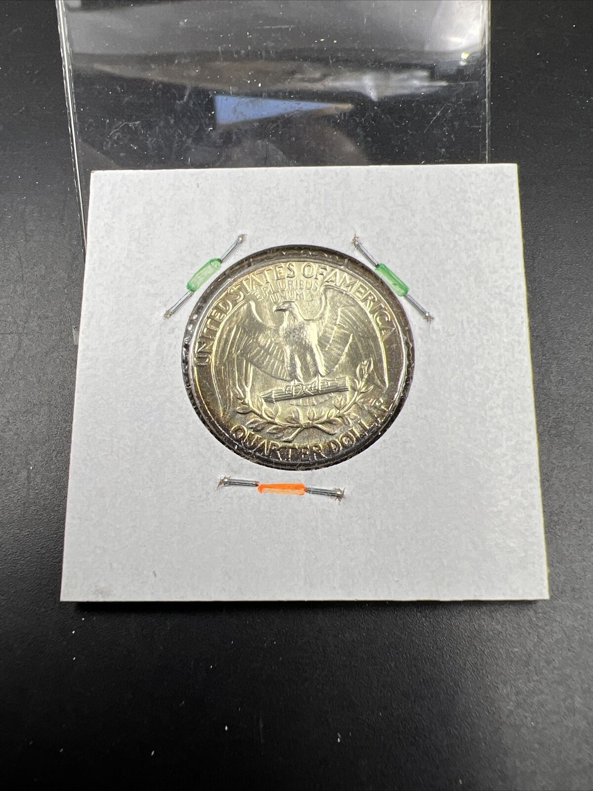 1964 P Washington 25c Silver Quarter Coin Neat Toning CH BU UNC SKU#AB
