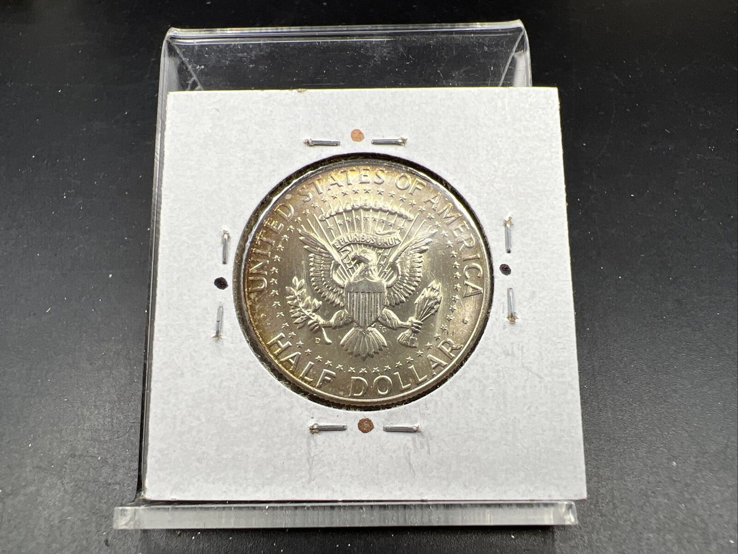 1964 D 50c Kennedy Silver Half Dollar CH BU UNC Neat Toning Denver Mint SKU#BNBN