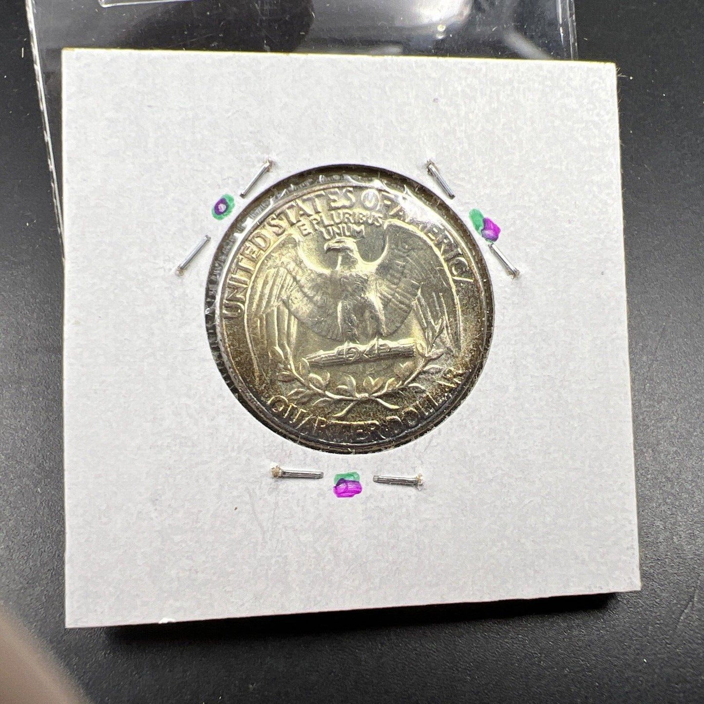 1964 P Washington 25c Silver Quarter Coin Nice Toning CH BU UNC SKU#PLPGN33
