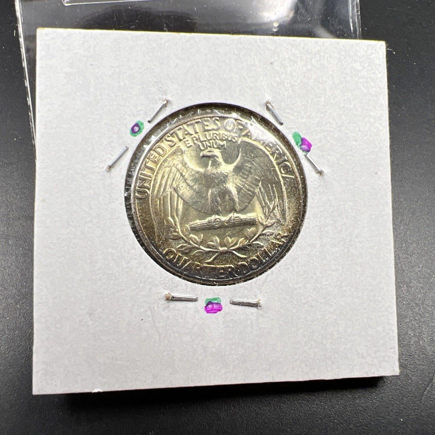 1964 P Washington 25c Silver Quarter Coin Nice Toning CH BU UNC SKU#PLPGN33