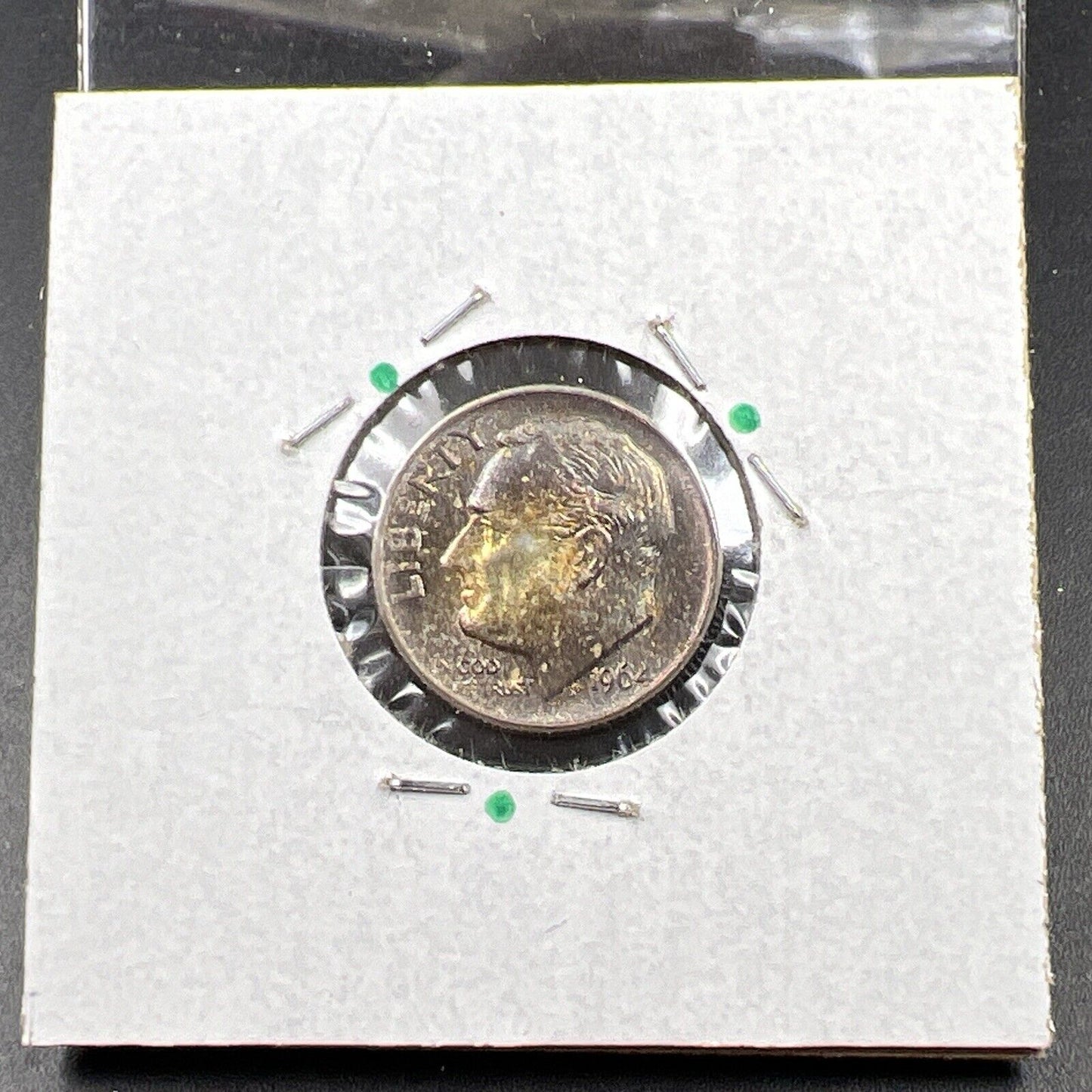 1964 P 10c Roosevelt Silver Dime Coin CH BU PQ Toning Original Toner SKU#GN3