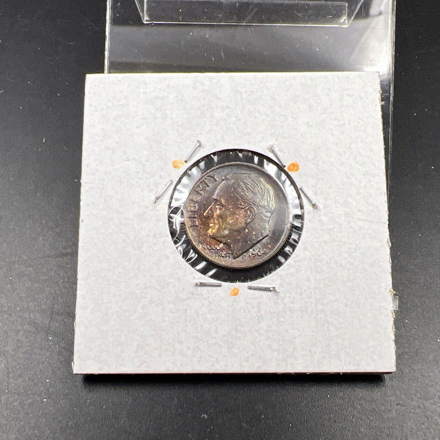 1964 P 10c Roosevelt Dime Coin CH BU PQ Rainbow * Toning Original Toner SKU#OG3