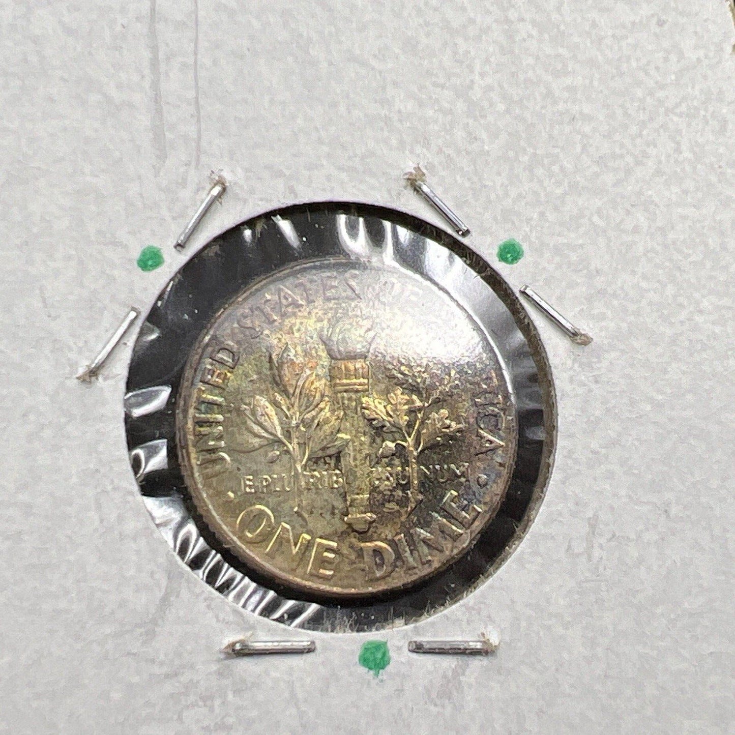 1963 P 10c Roosevelt Silver Dime Coin BU Nice Original Toning Toner SKU#GN3