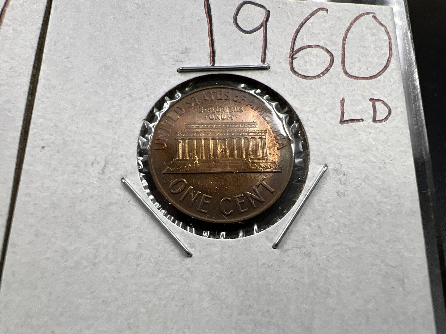 Toner Trio 1961 1962 & 1963 1c BU UNC Lincoln Cent 3 Coin Set Toners RB Red Brow