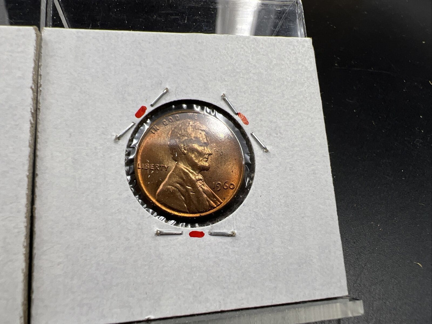 Toner Trio 1961 1962 & 1963 1c BU UNC Lincoln Cent 3 Coin Set Toners RB Red Brow