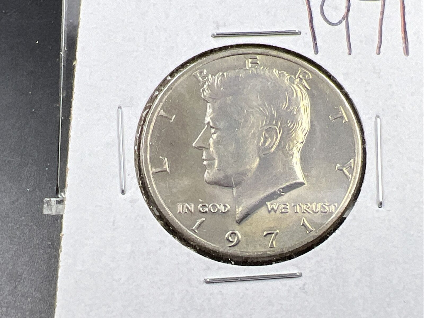 1971 P 50c Kennedy Clad Half Dollar Coin CH BU UNC Neat Toning Light Toning