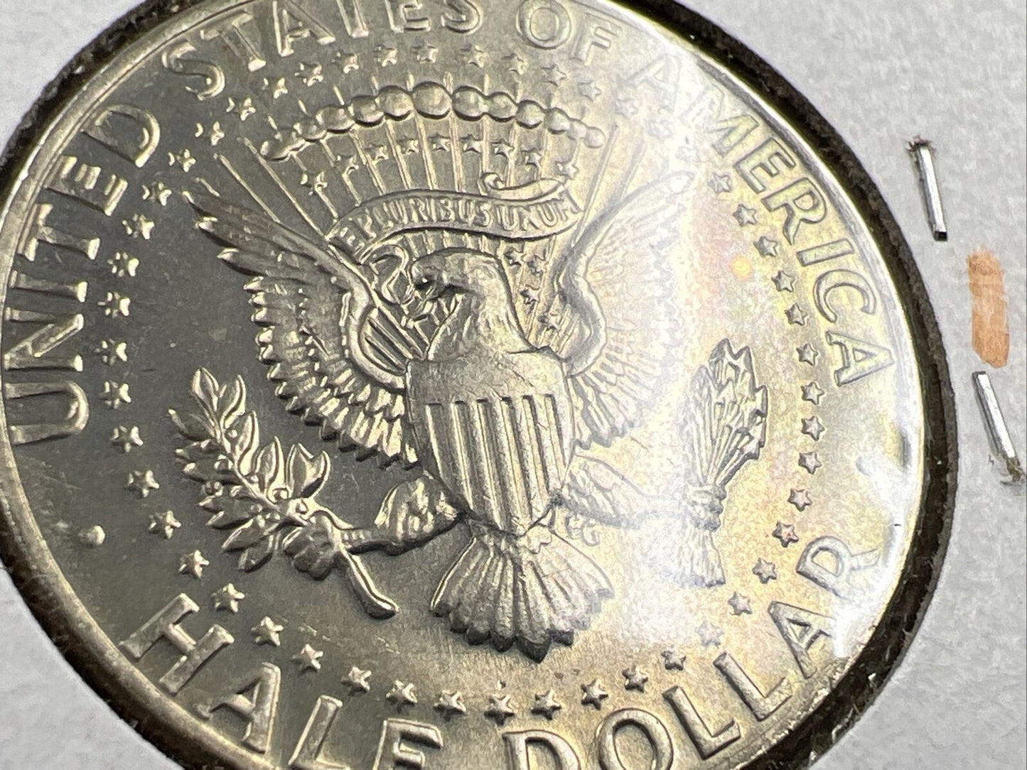 1971 P 50c Kennedy Clad Half Dollar Coin CH BU UNC Neat Toning Light Toning