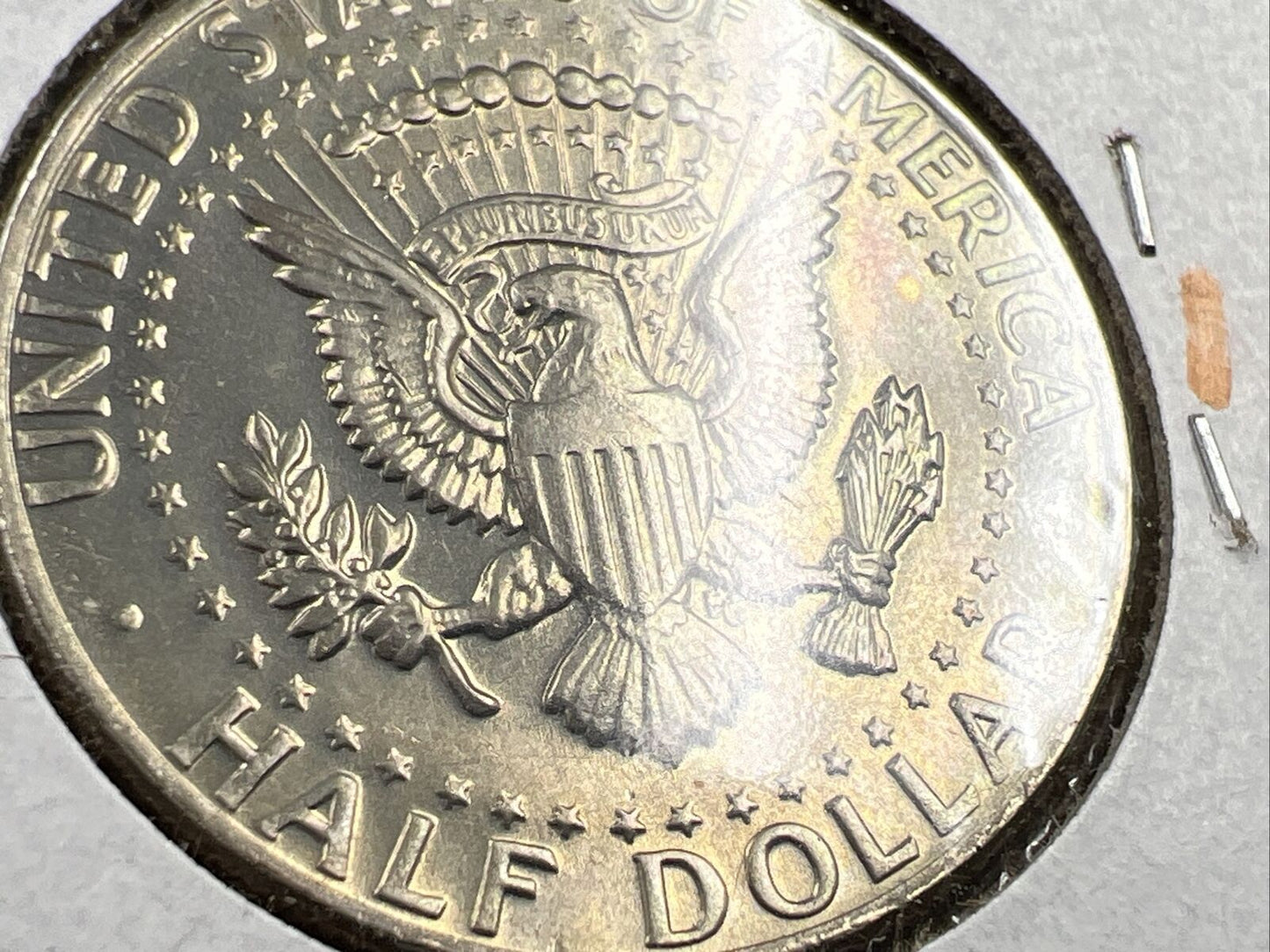 1971 P 50c Kennedy Clad Half Dollar Coin CH BU UNC Neat Toning Light Toning