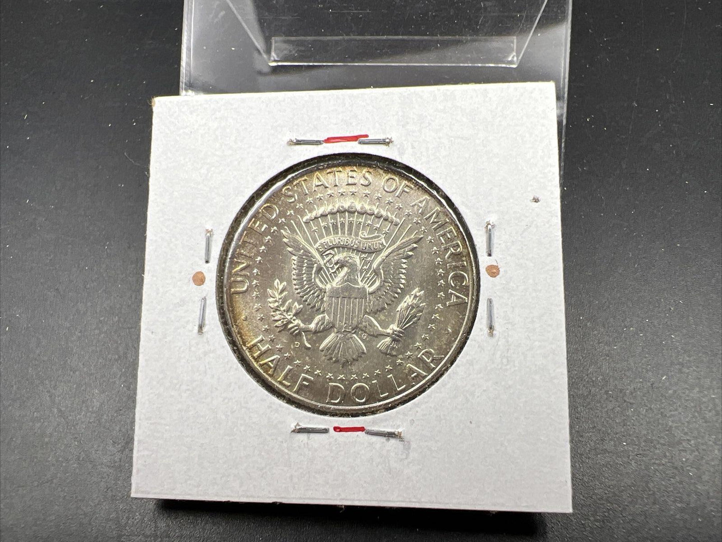 1964 D 50c Kennedy Silver Half Dollar Gem BU UNC Some Toning Denver Mint #RDBN