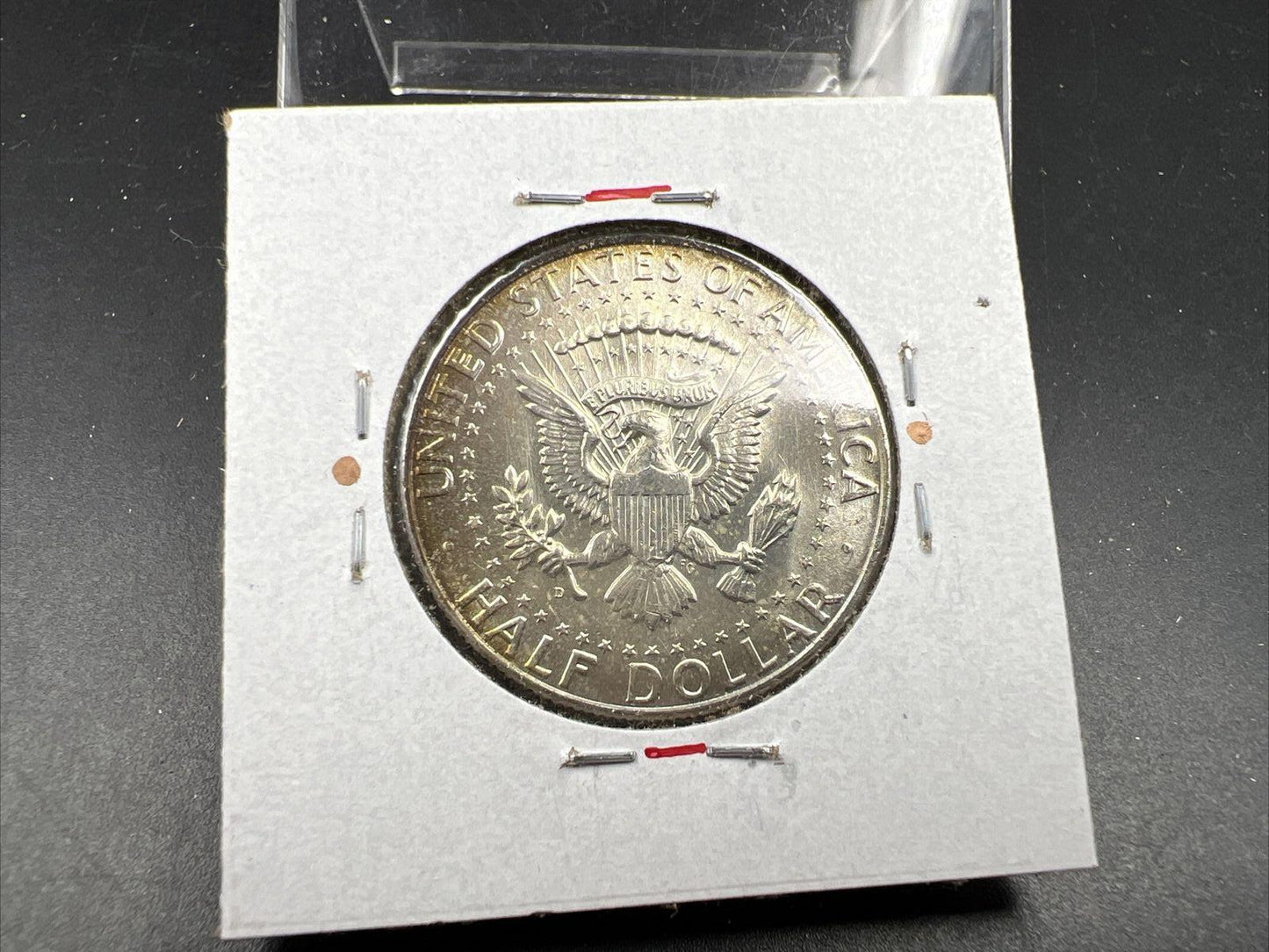 1964 D 50c Kennedy Silver Half Dollar Gem BU UNC Some Toning Denver Mint #RDBN