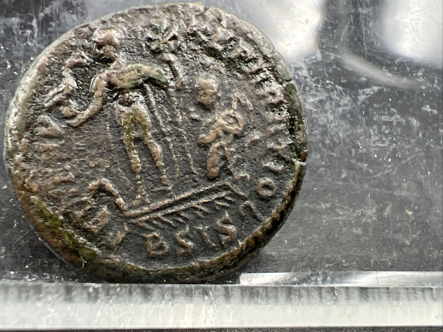 Constantius II AE3 Ancient Roman Bronze Coin c. 348-350 BC VG SKU#52224AA