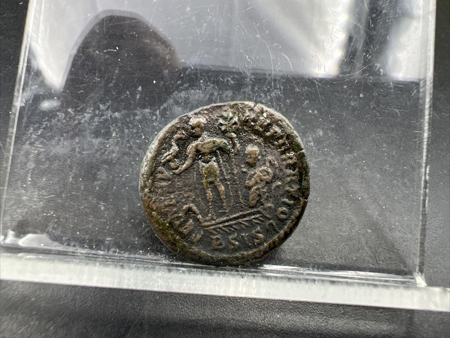 Constantius II AE3 Ancient Roman Bronze Coin c. 348-350 BC VG SKU#52224AA