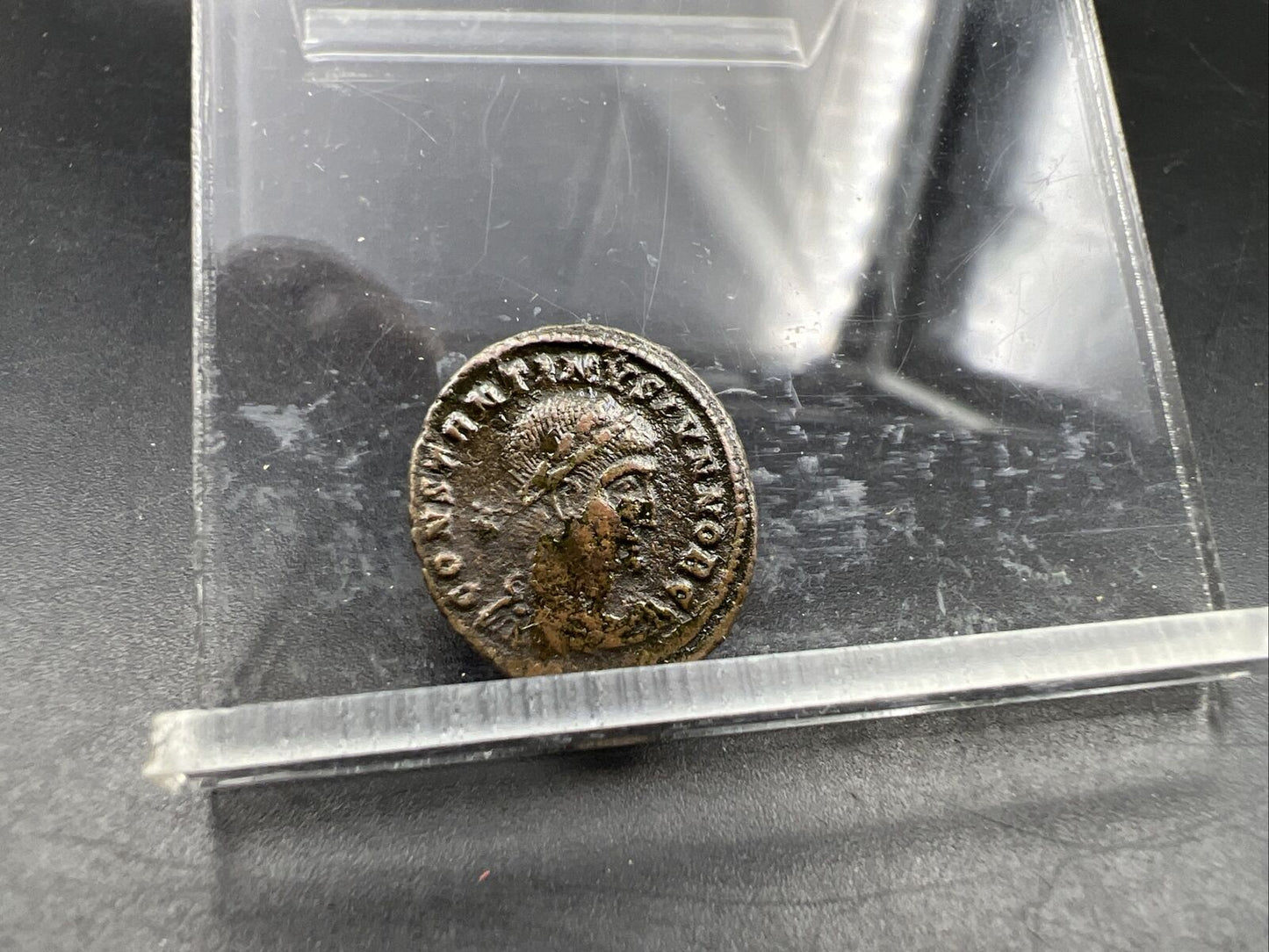 Constantinus II Ionior AE3 Ancient Roman Bronze Coin c 336-337 BC VG SKU#52224LD