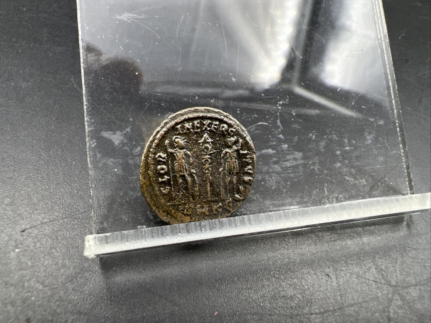 Constantinus II Ionior AE3 Ancient Roman Bronze Coin c 336-337 BC VG SKU#52224LD