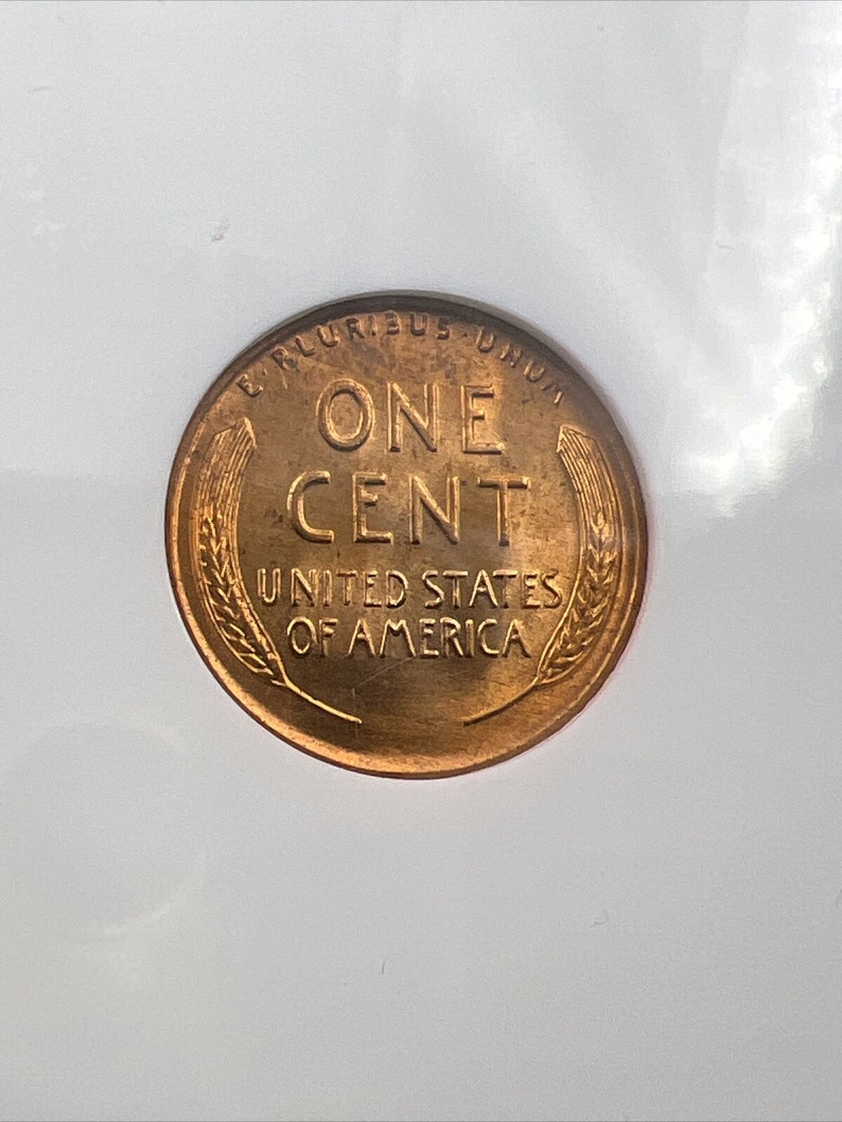 1954 D Lincoln Wheat Cent Penny Coin NGC MS67 RD #007 (Some Toning)