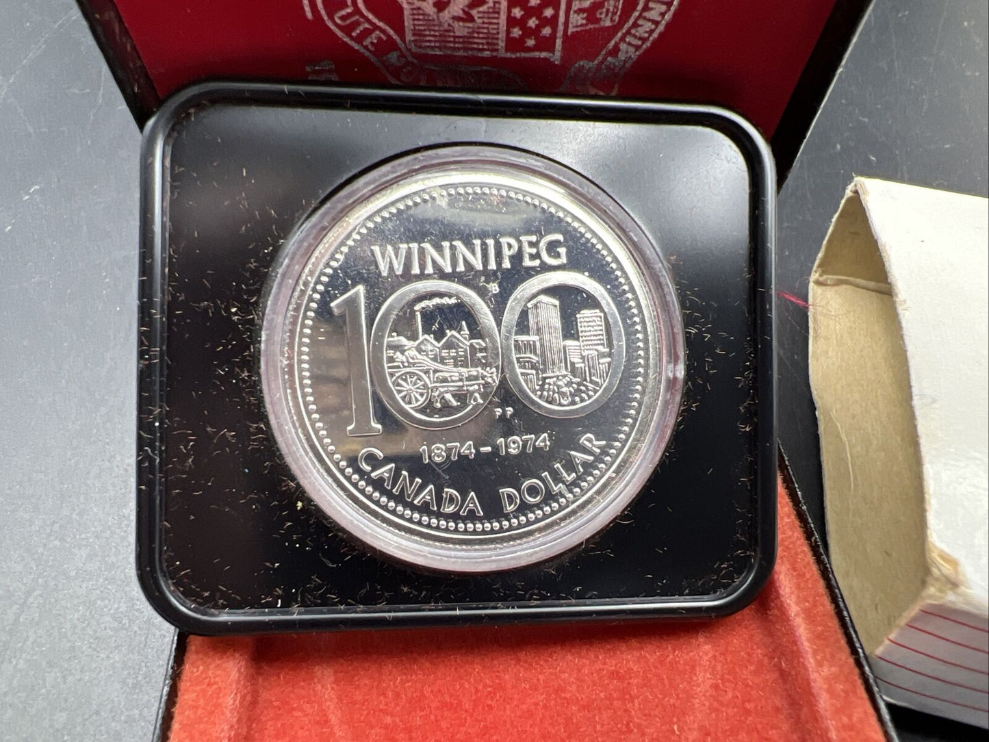 1974 Canada Winnipeg 100th Anniversary 50% Silver Dollar Coin