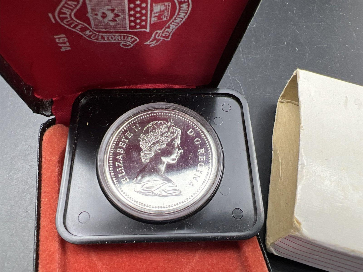 1974 Canada Winnipeg 100th Anniversary 50% Silver Dollar Coin