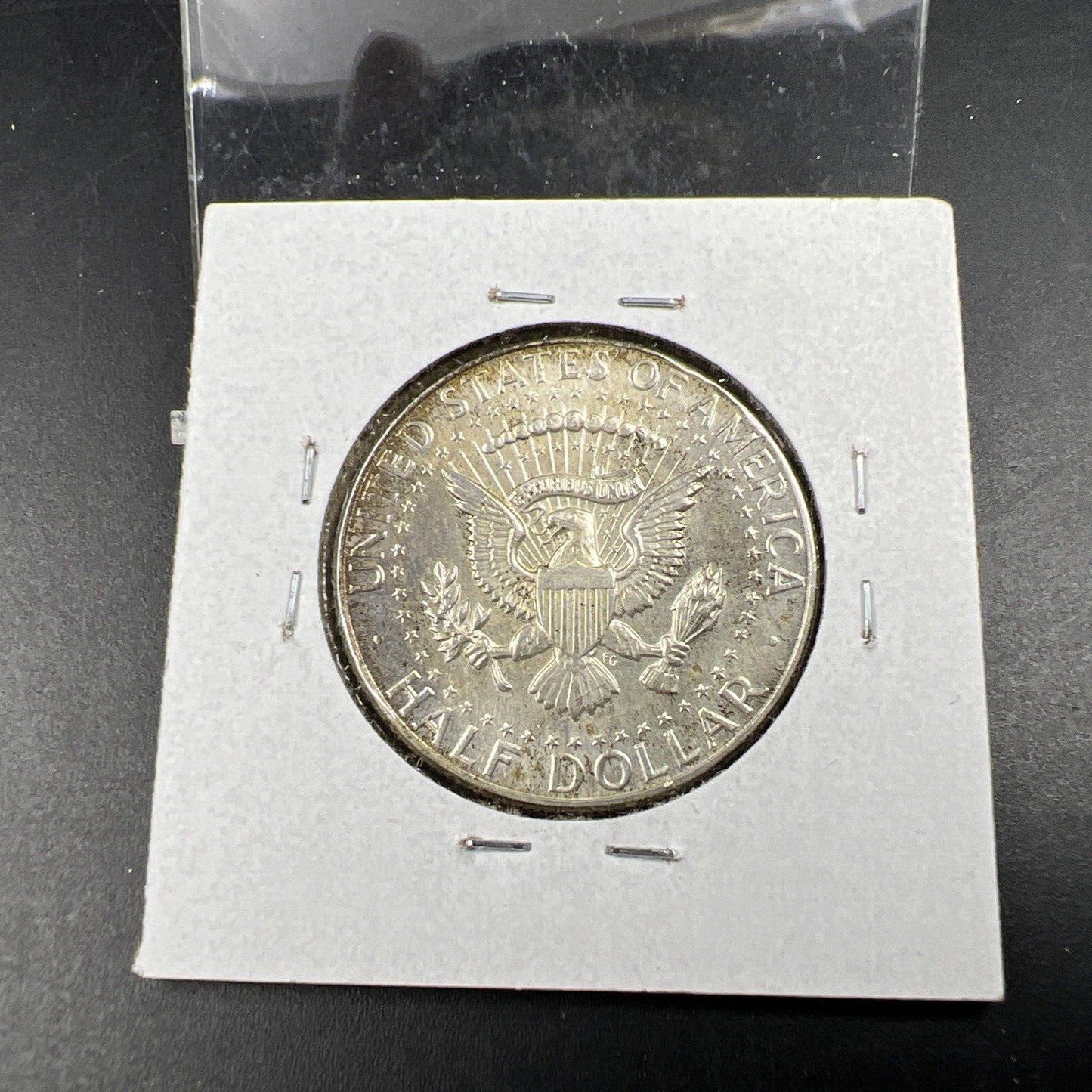 1968 D 50c Kennedy Silver Half Dollar Coin CH BU Neat Toning Toner