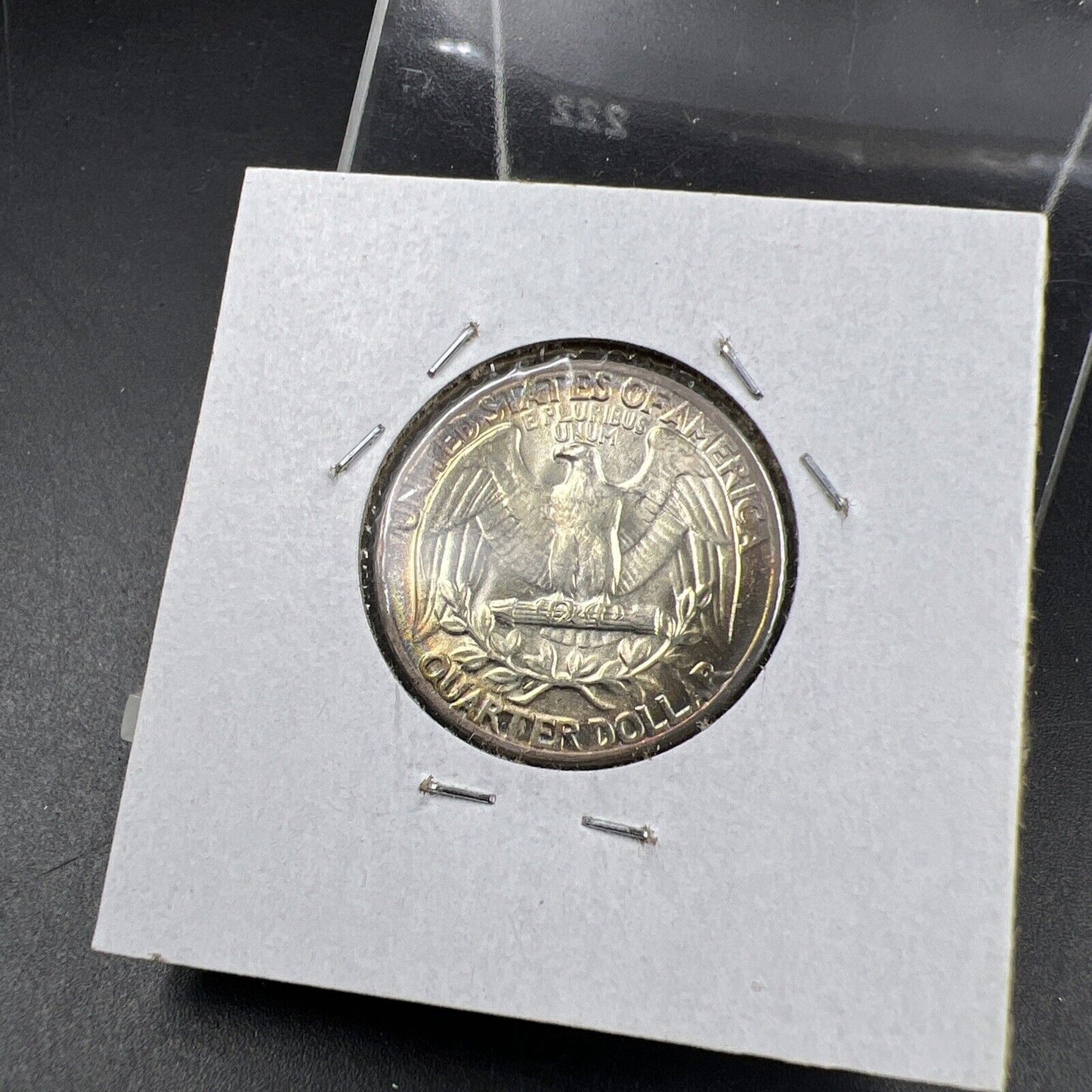 1960 P 25c Washington Silver Quarter Coin Choice BU UNC Nice Toning Toner