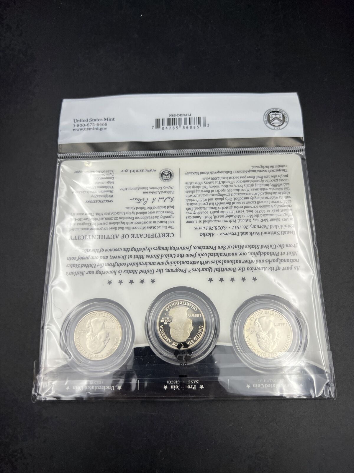 2012 Denali 3 Coin P D S Business & Proof ATB Quarter Set US Mint OGP Sealed