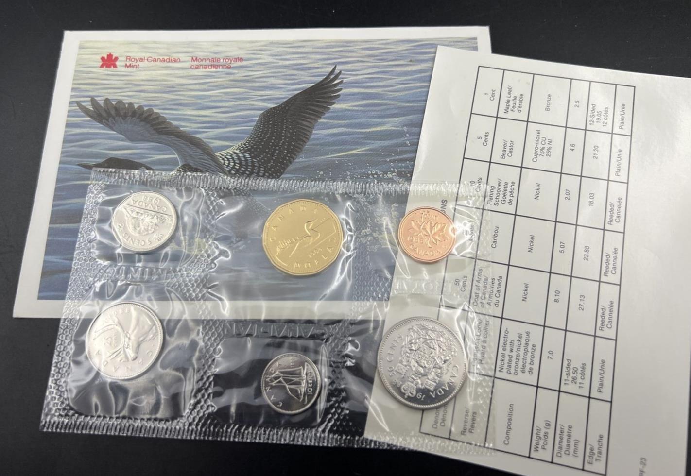 CANADA 1988 Royal Canadian Mint Uncirculated Proof Like Set #AB