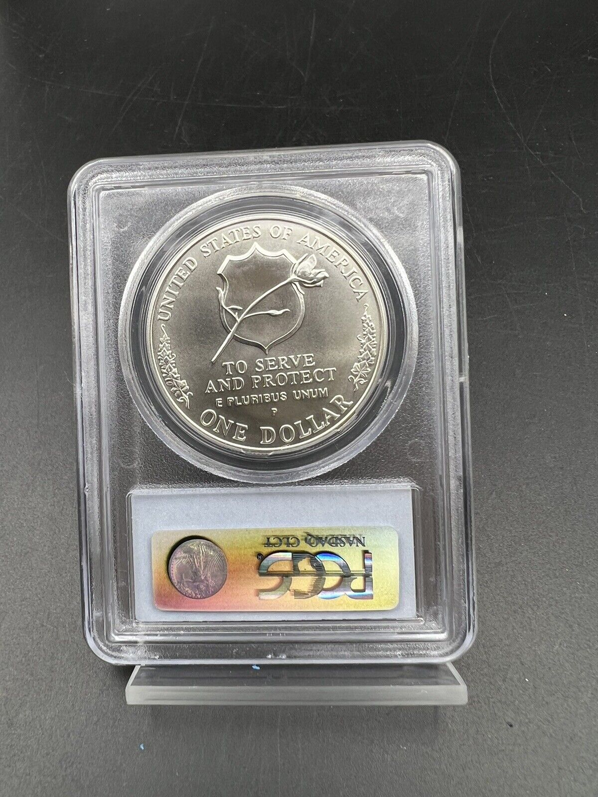 1997 P Law Enforcement Officers 90% Silver Commemorative Dollar PCGS MS69 BU #A