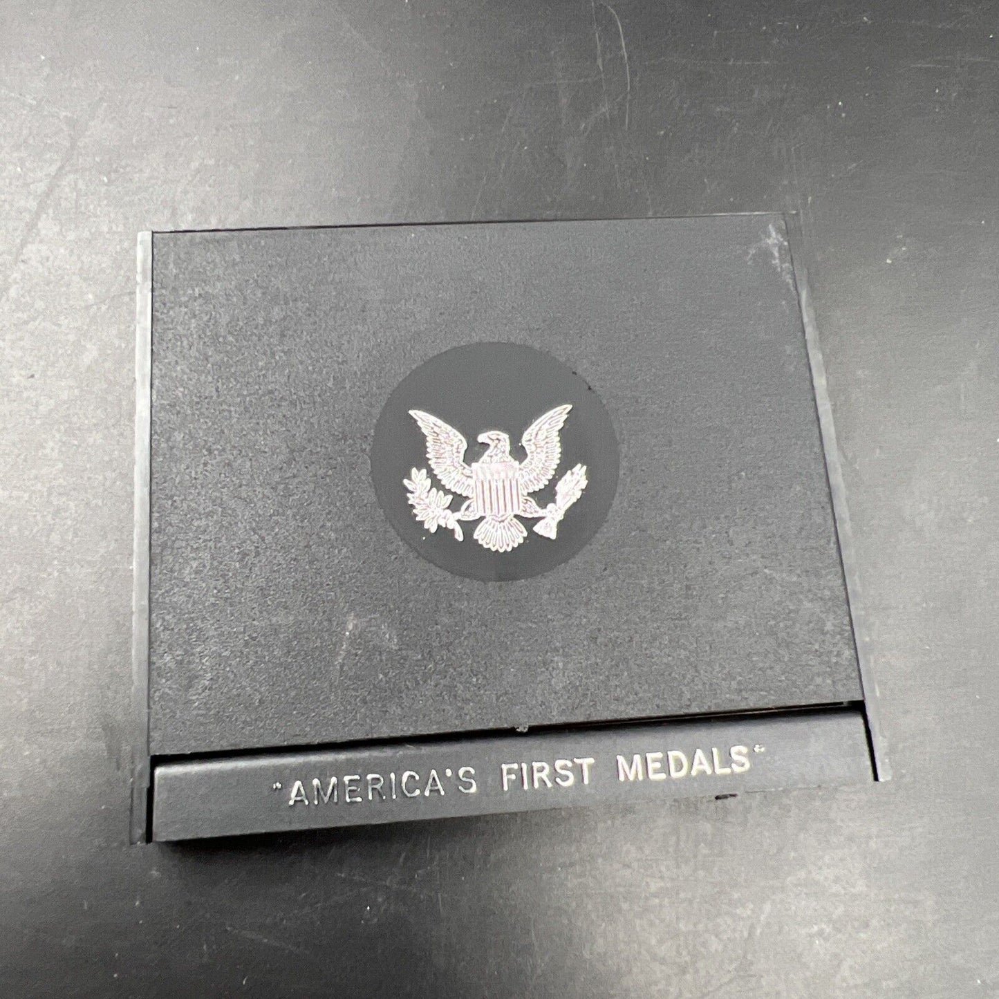 Washington Before Boston Americas First Medals Pewter Medal in Case