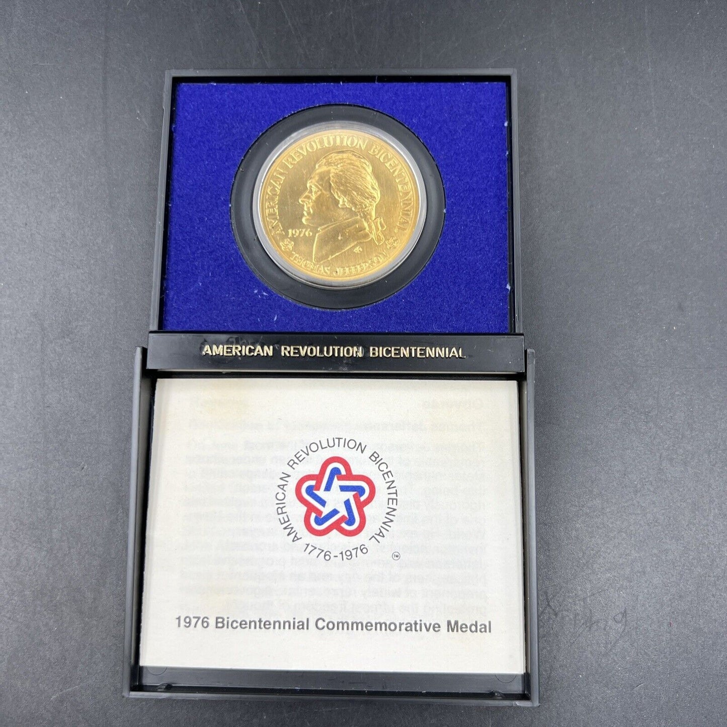 1976 Thomas Jefferson Declaration of Independence Medal American Revolution