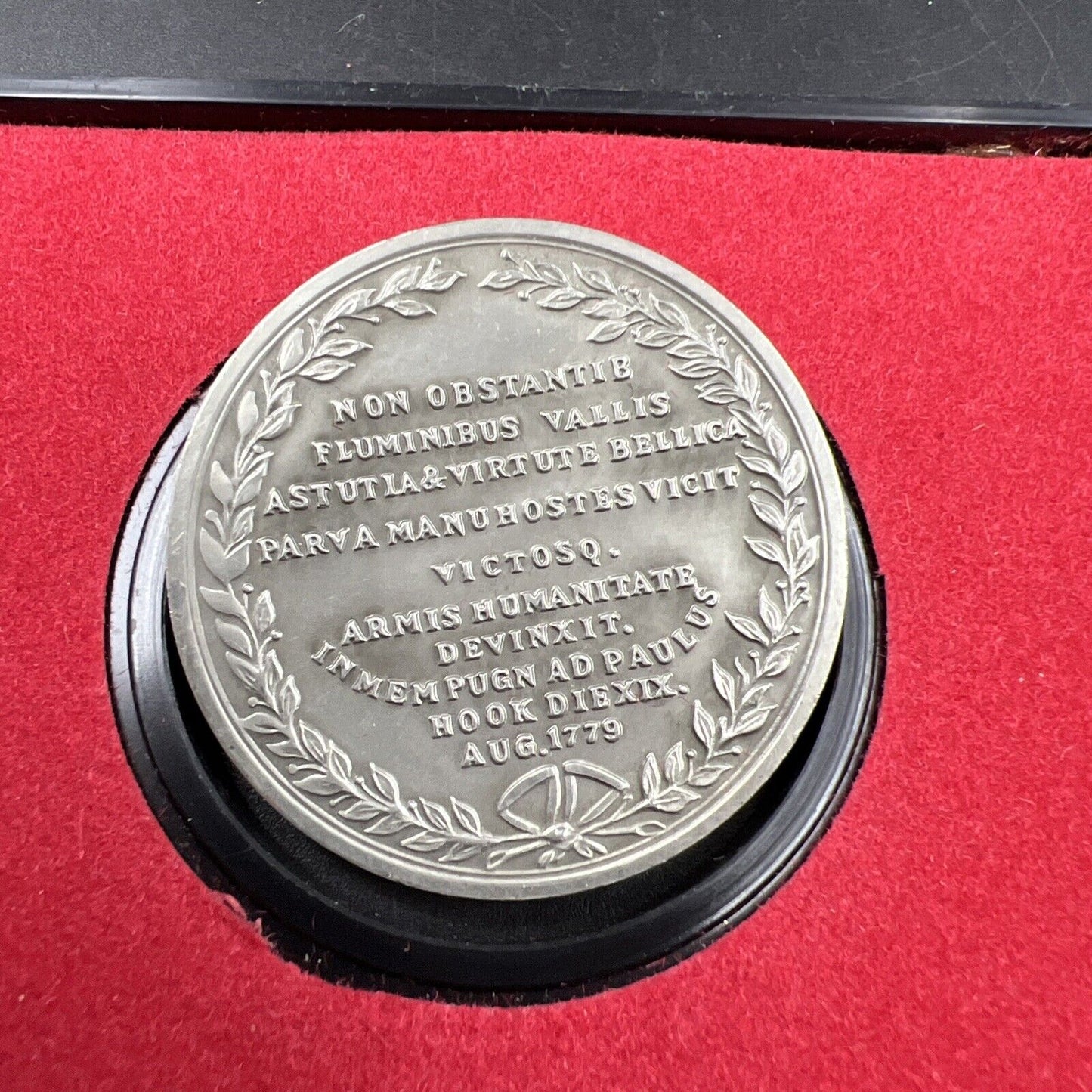 MAJOR HENRY LEE Americas First Medals Pewter Medal in Case