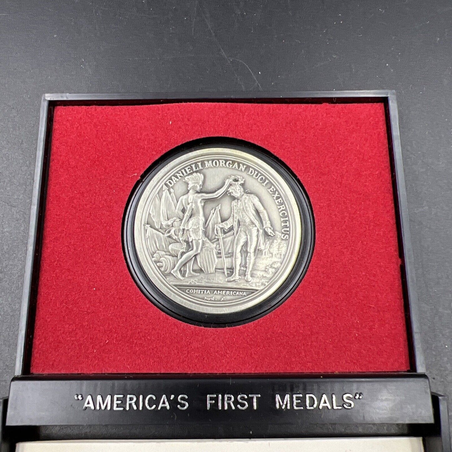General Daniel Morgan Americas First Medals Pewter Medal in Case
