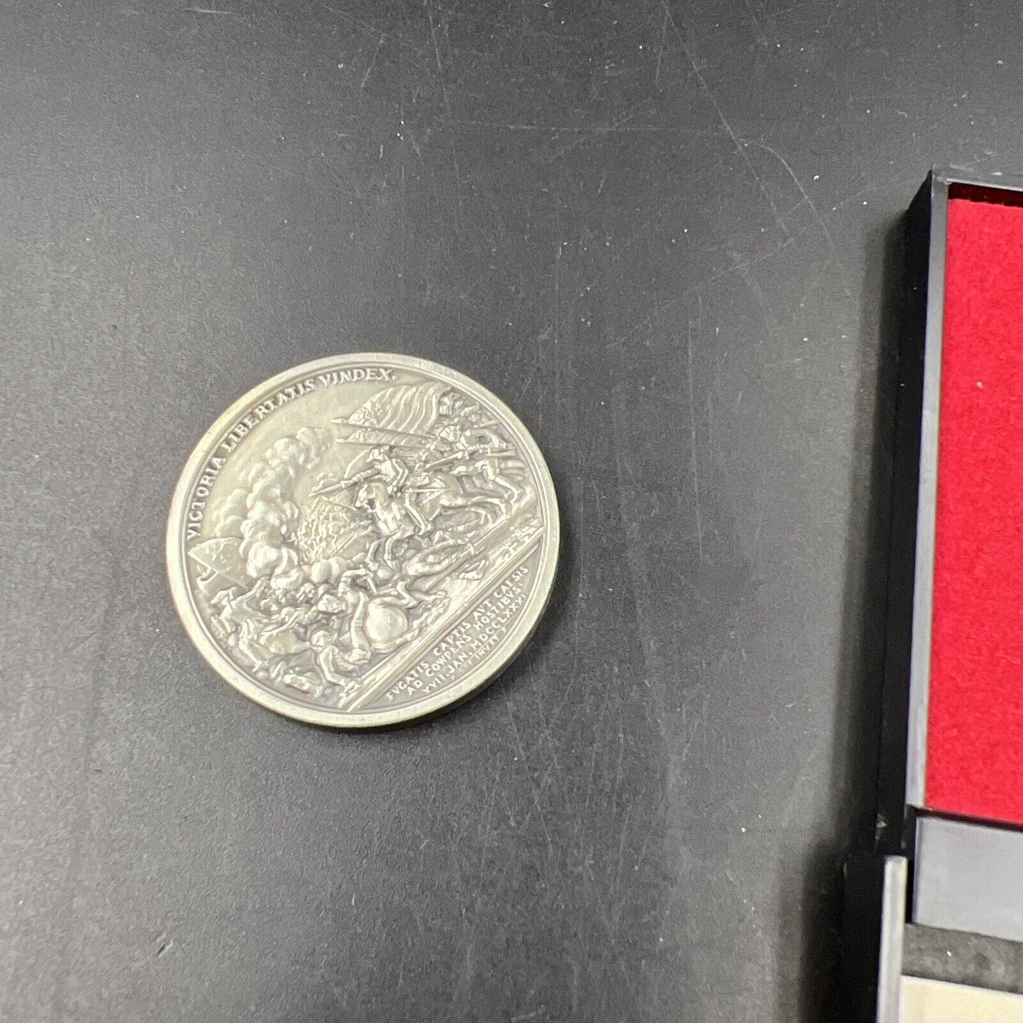 General Daniel Morgan Americas First Medals Pewter Medal in Case