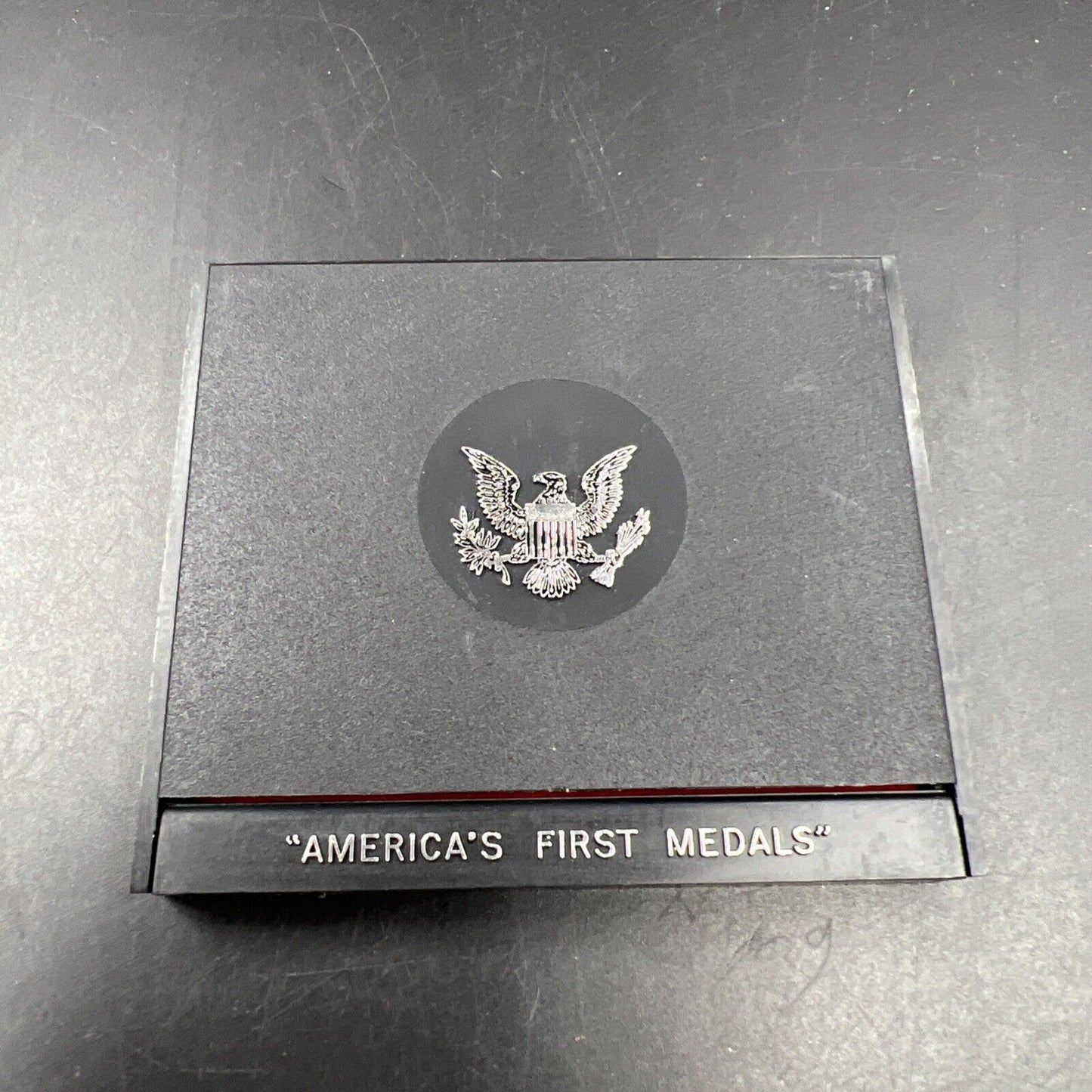 Colonel De Fleury Americas First Medals Pewter Medal in Case