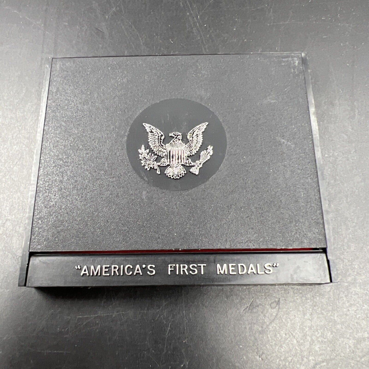 Colonel De Fleury Americas First Medals Pewter Medal in Case