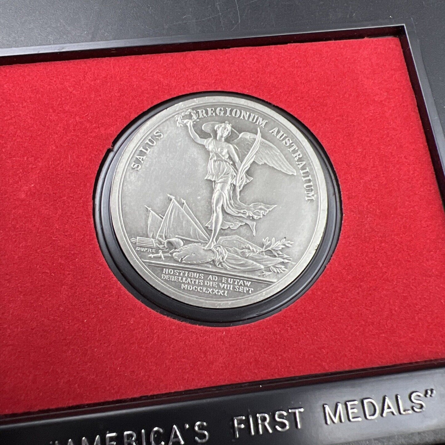 General Nathanial Greene Americas First Medals Pewter Medal in Case