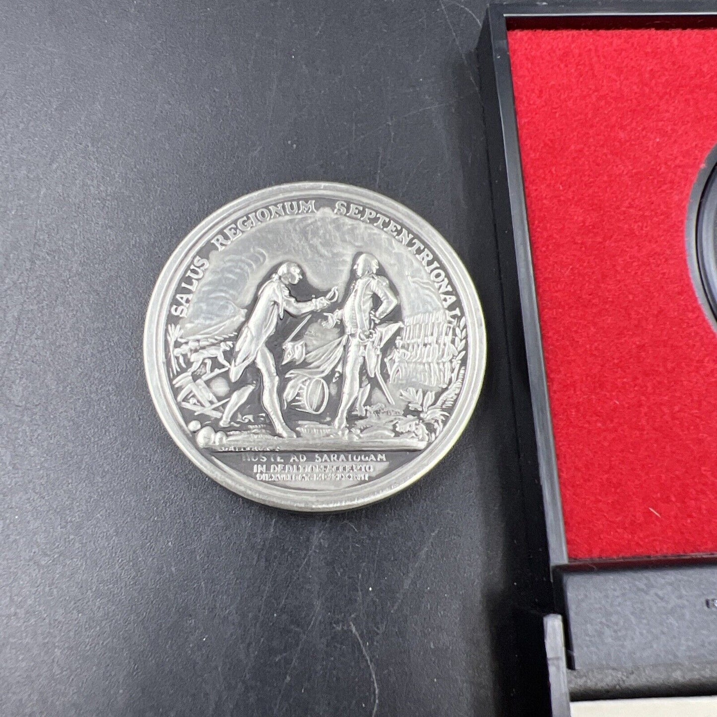 General Horatio Gates Americas First Medals Pewter Medal in Case