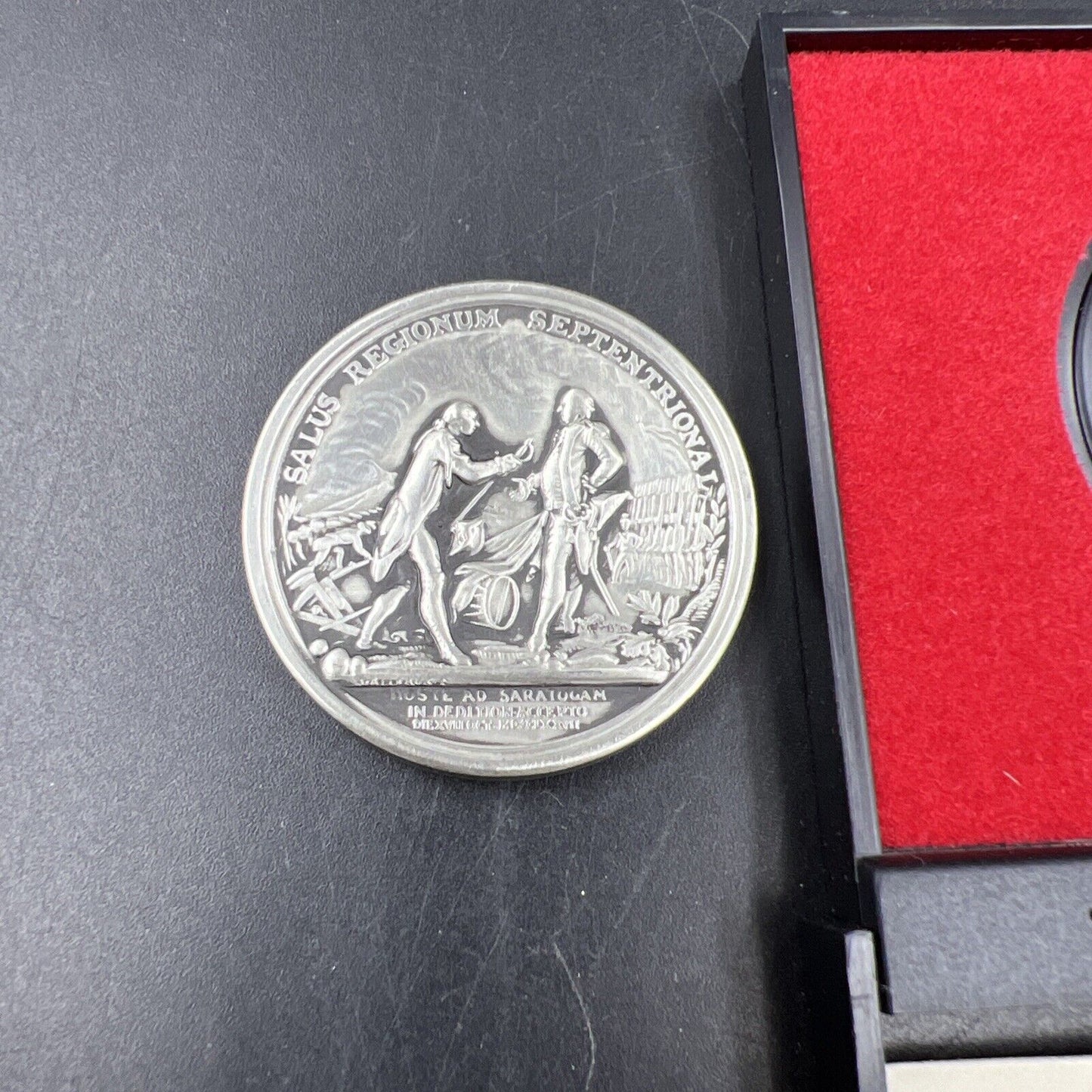 General Horatio Gates Americas First Medals Pewter Medal in Case