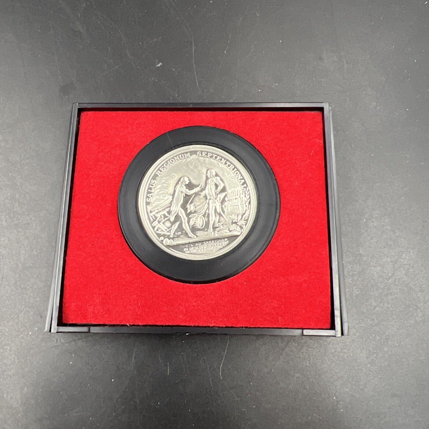 General Horatio Gates Americas First Medals Pewter Medal in Case