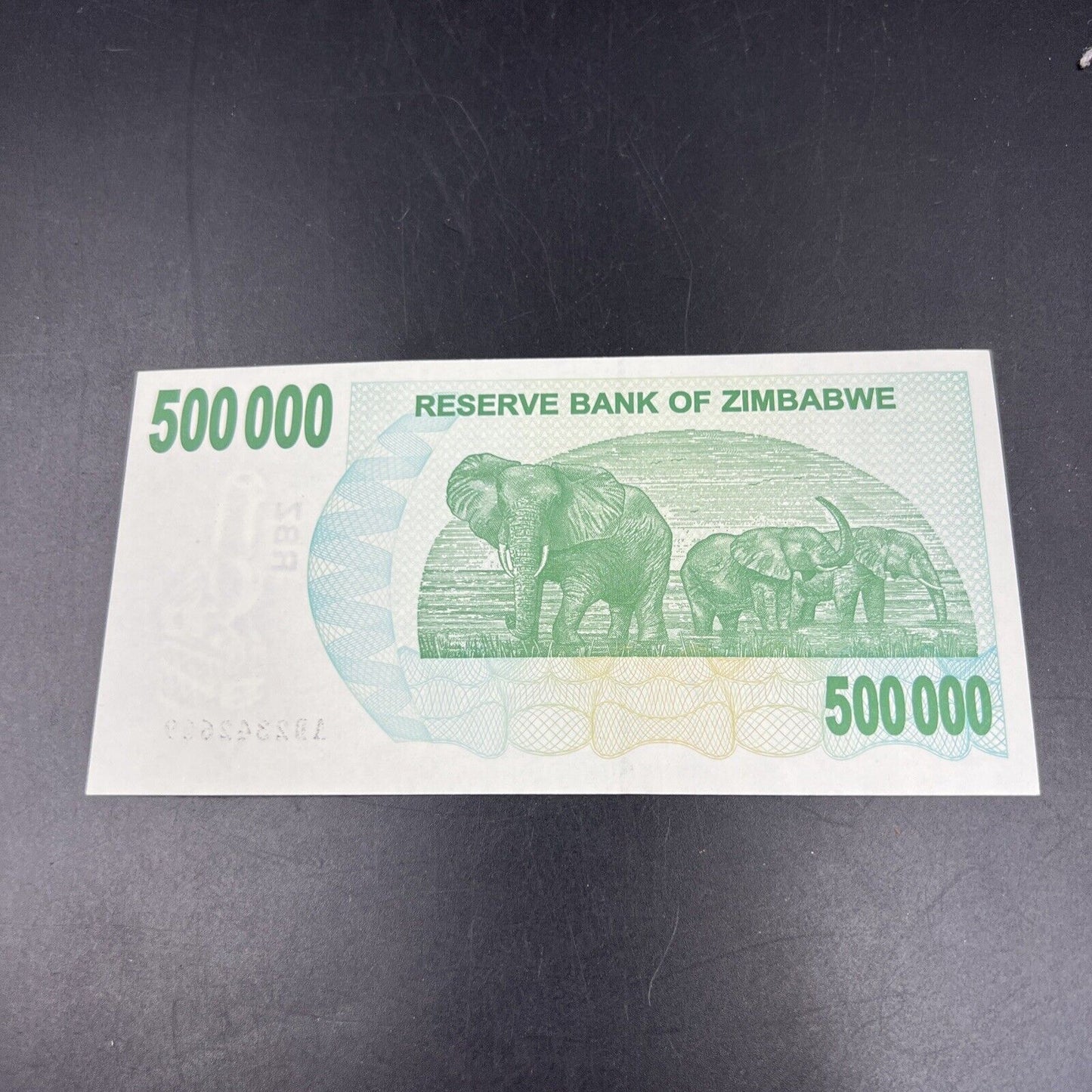 Zimbabwe 500000 Dollars Bearer Cheque 2007 P-51 Choice UNC Hyperinflation Bill