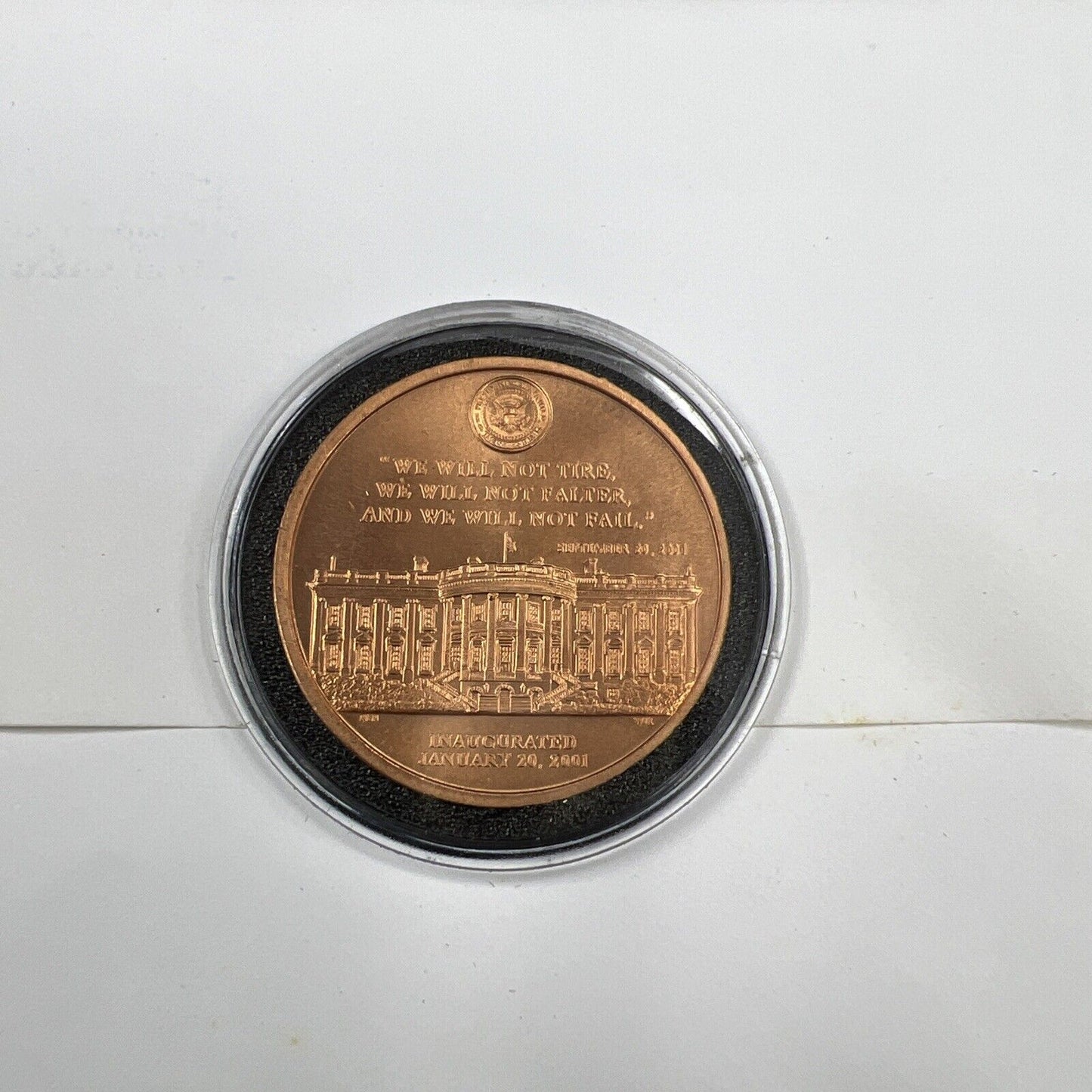 2005 GEORGE W BUSH INAUGURAL COIN Bronze MEDAL - Bronze FDOI Postal Issue