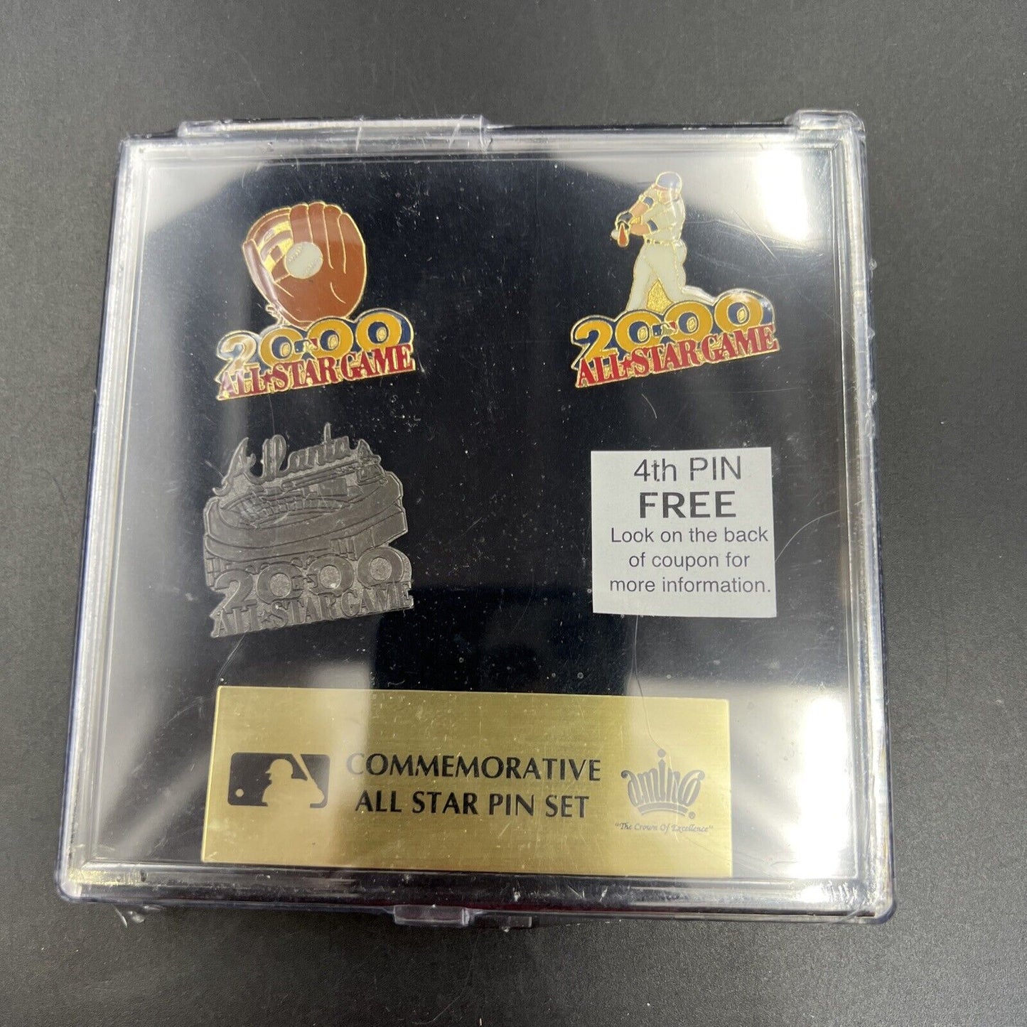2000 MLB All Star Game Commemorative Pin Set ~ Limited Edition ~ New ~ Unopened