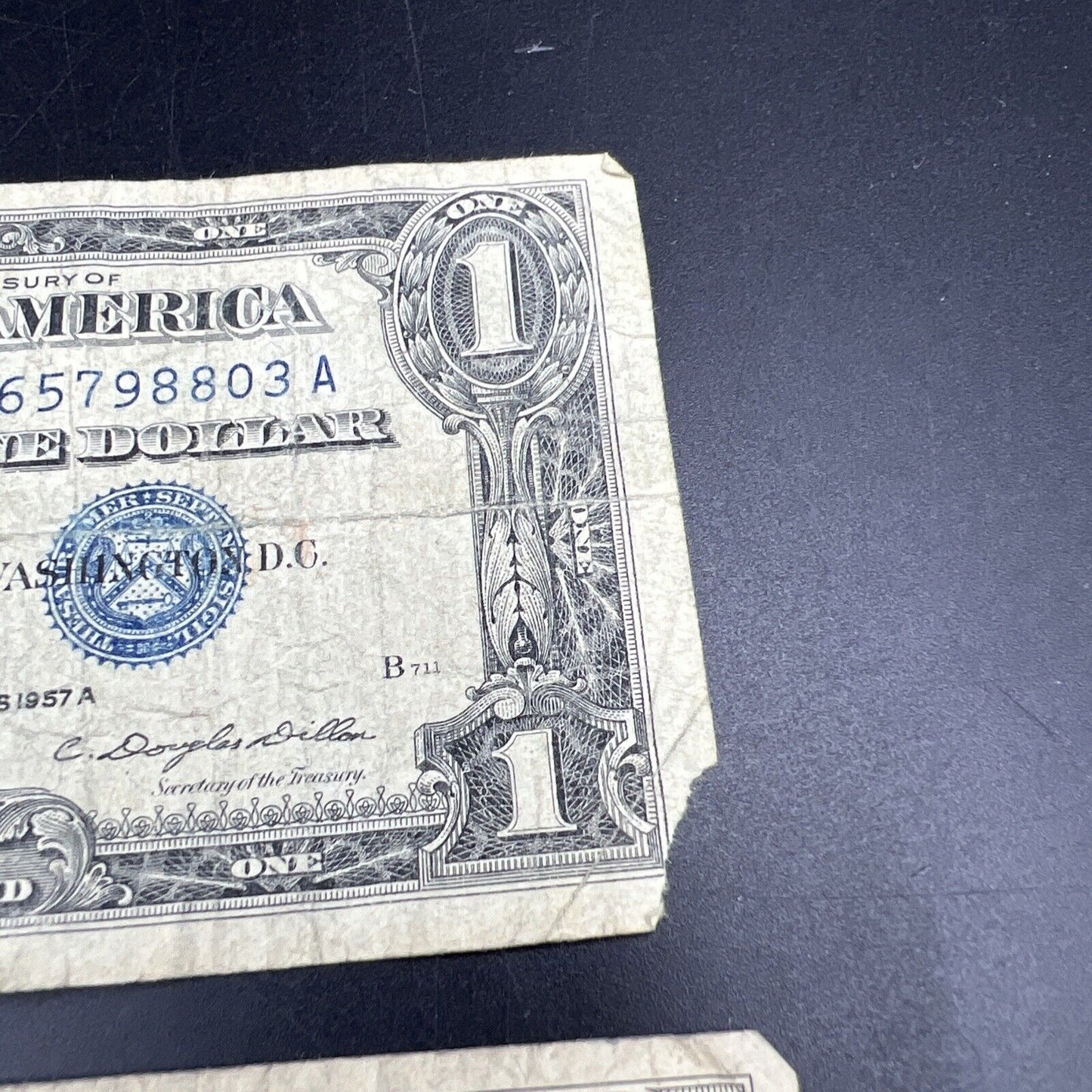Lot of 3 1957 * Star Note Silver Certificates Very Circ Cull Blue Seal Note #68
