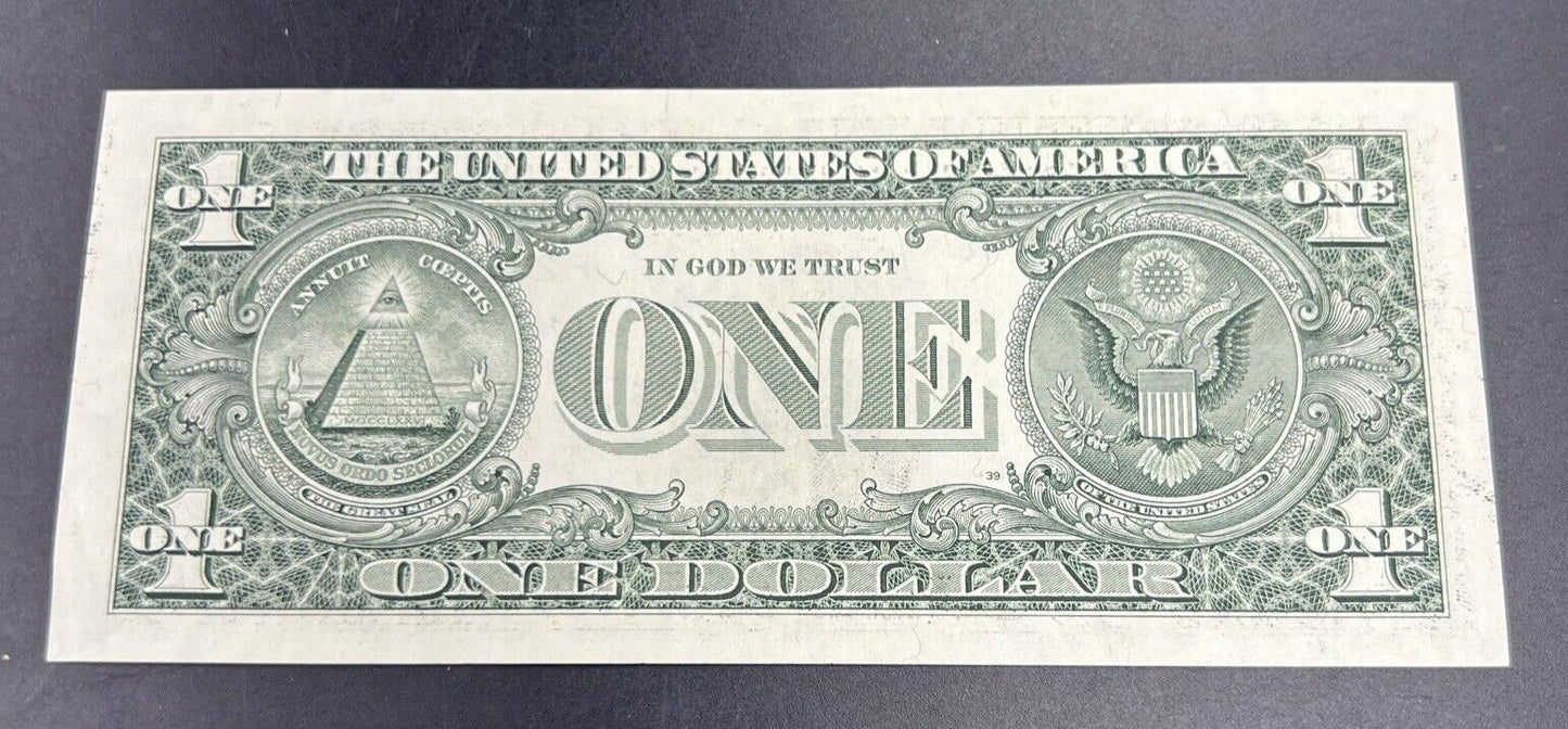 1988 A $1 FRN One Dollar Federal Reserve Note Choice UNC #780