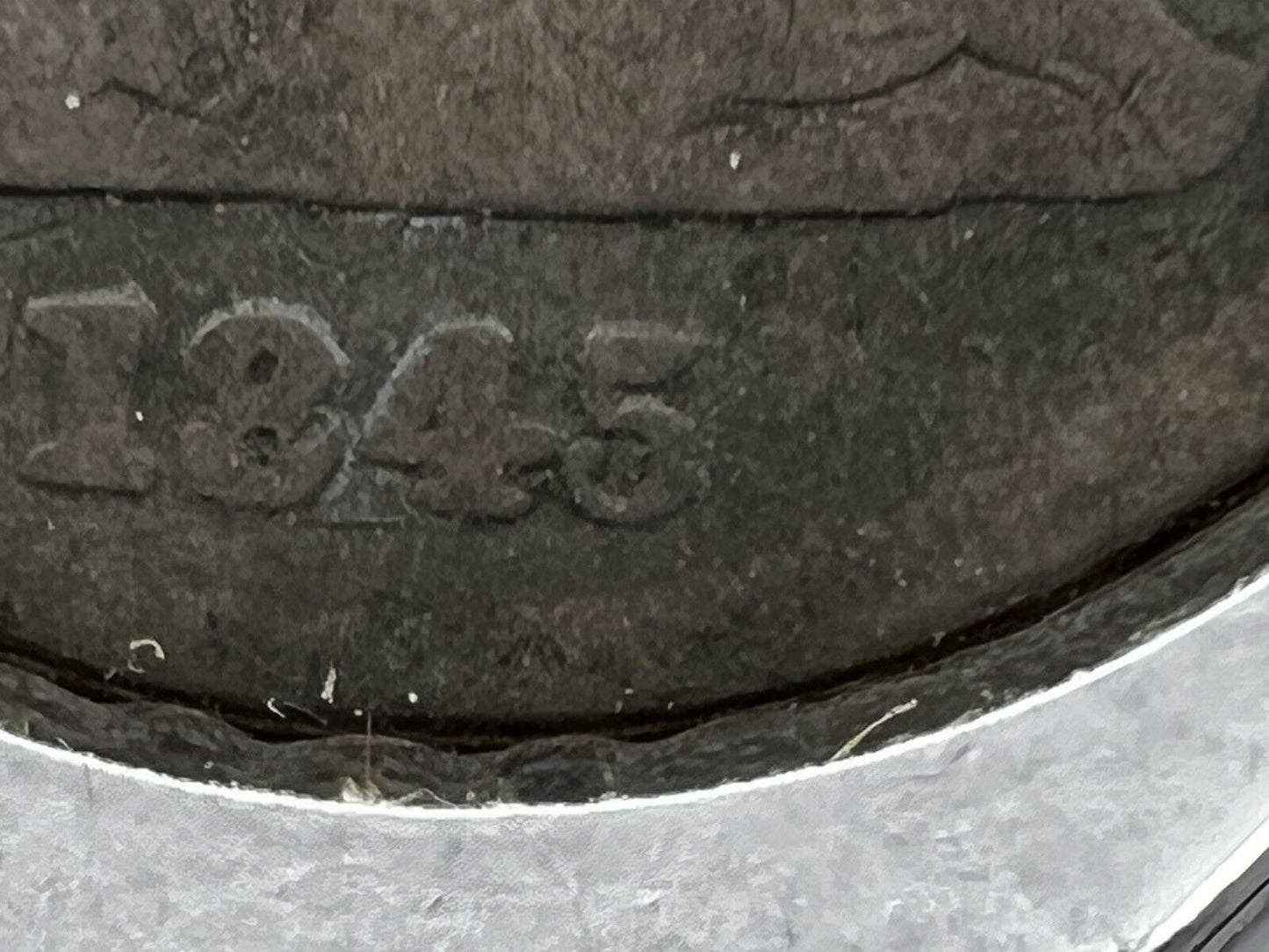 1845 Seated Liberty Quarter Coin G Good Circ FS-301 RPD Repunched Date Variety