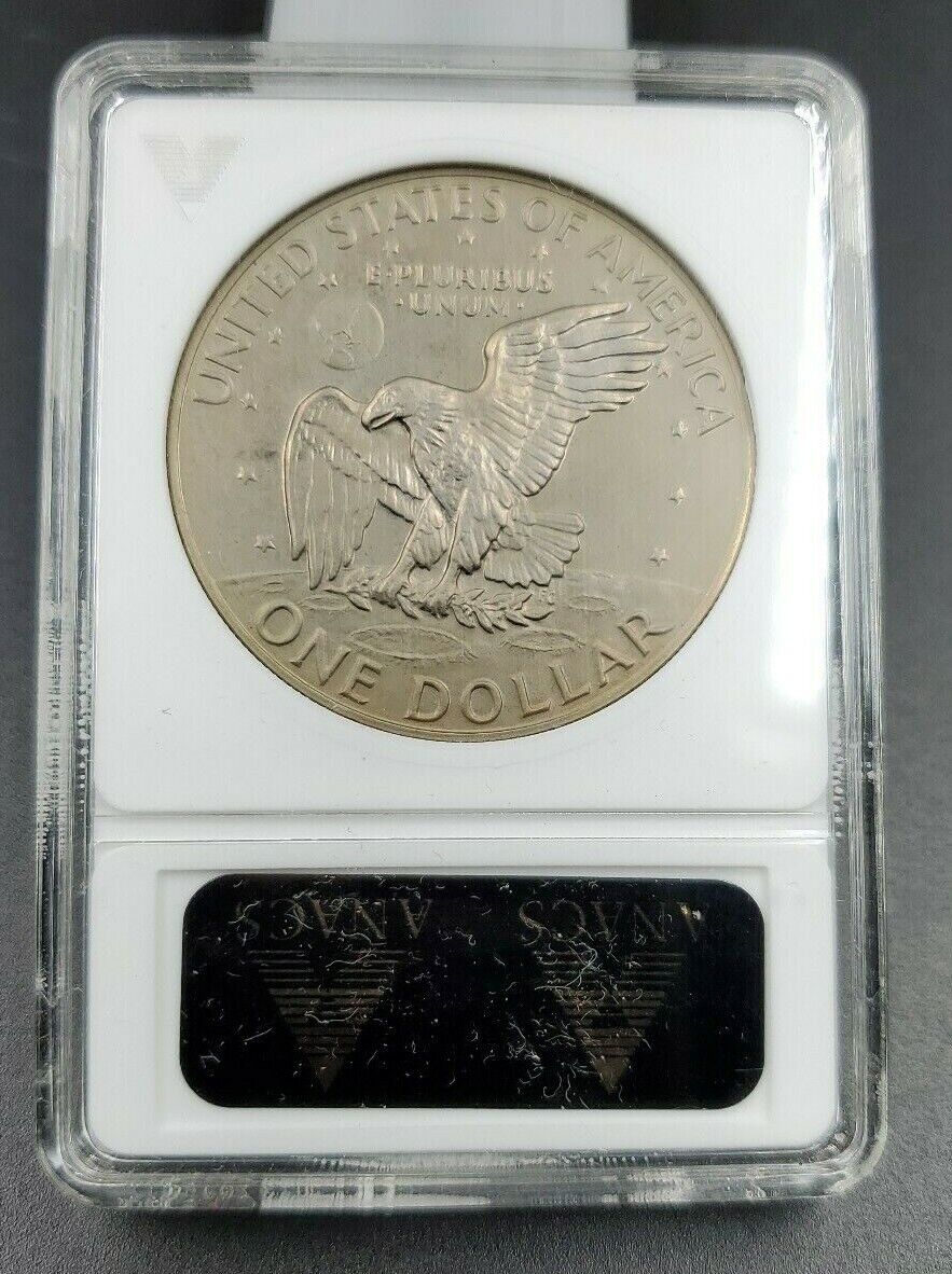 1977 S $1 Eisenhower Dollar Ike Coin ANACS PF67 Cameo DMR-002 DDO-001 Variety