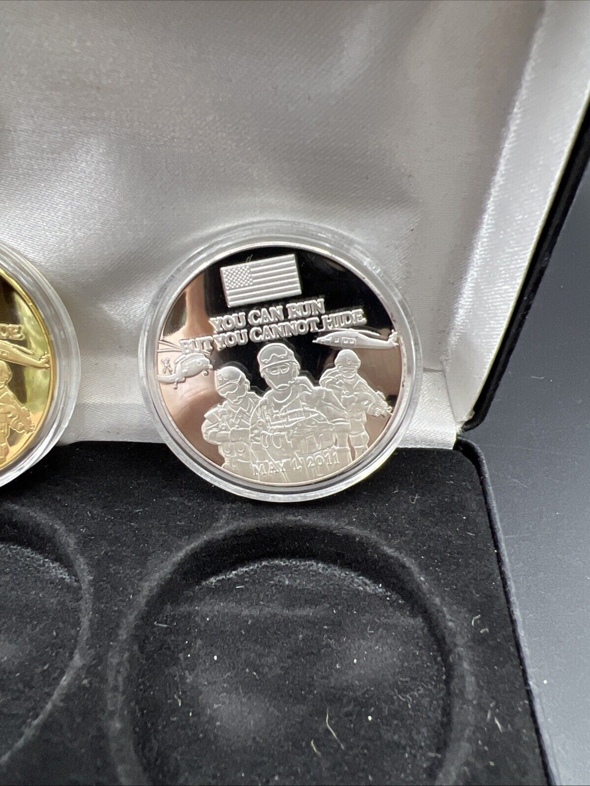 September 11th Commemorative 2 Medal Set " You Can't Hide "