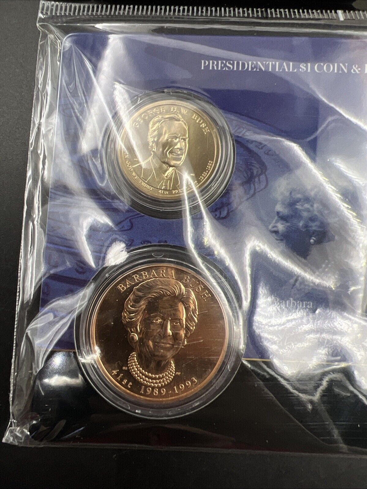 2020 George H.W. Bush & Barbara Bush Presidential & First Spouse Medal Set