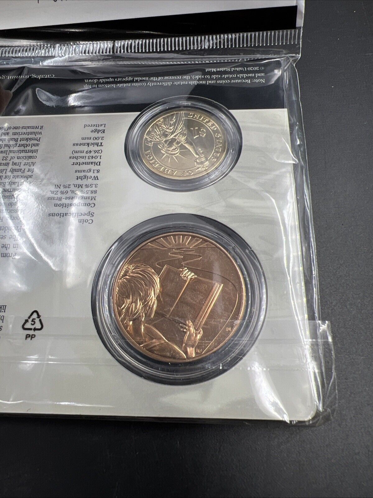 2020 George H.W. Bush & Barbara Bush Presidential & First Spouse Medal Set