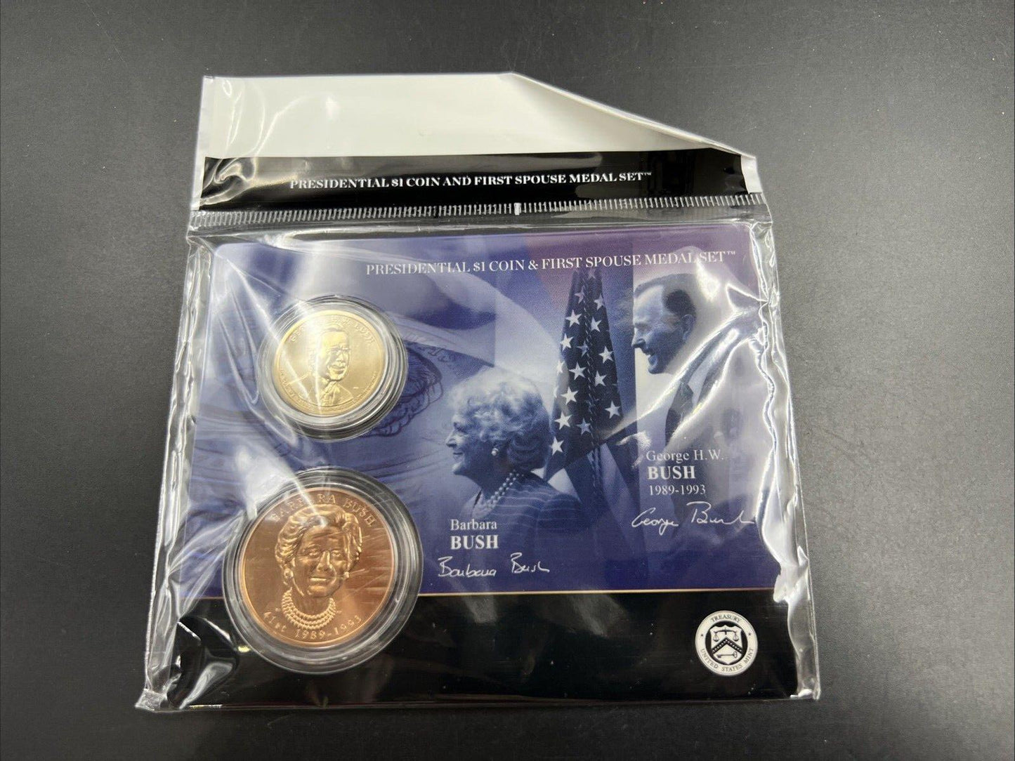 2020 George H.W. Bush & Barbara Bush Presidential & First Spouse Medal Set