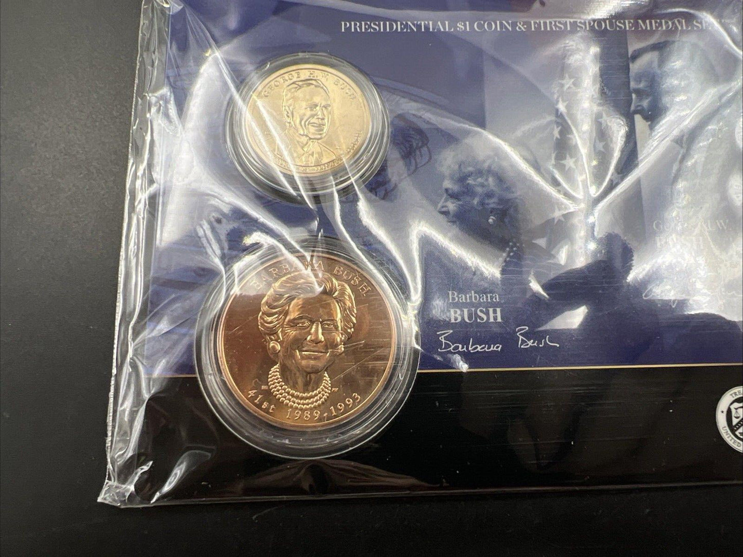 2020 George H.W. Bush & Barbara Bush Presidential & First Spouse Medal Set